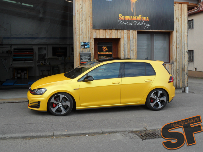 Volkswagen Golf Yellow