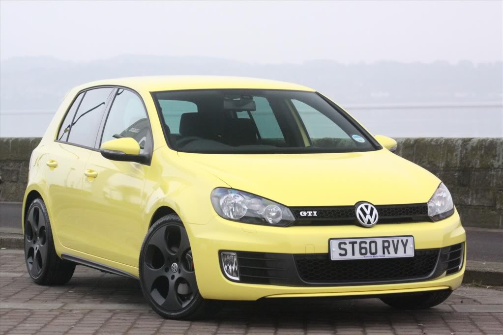 Volkswagen Golf Yellow