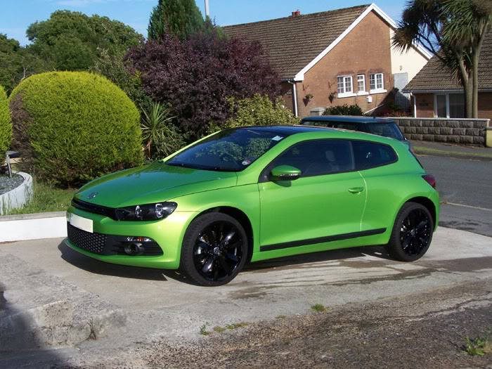 Volkswagen Scirocco Lime Green