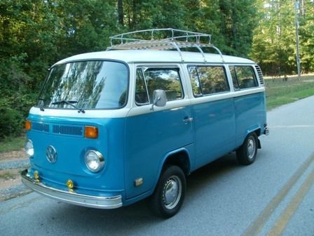 Volkswagen Van Blue