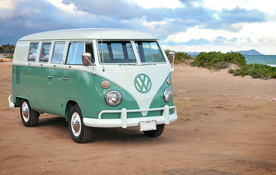 Volkswagen Van Blue