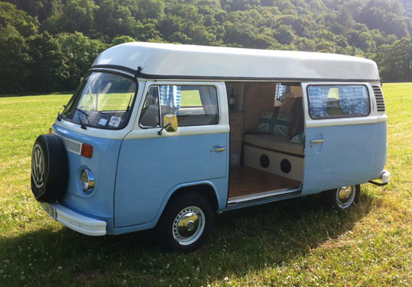 Volkswagen Van Blue