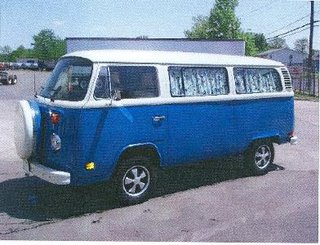 Volkswagen Van Blue