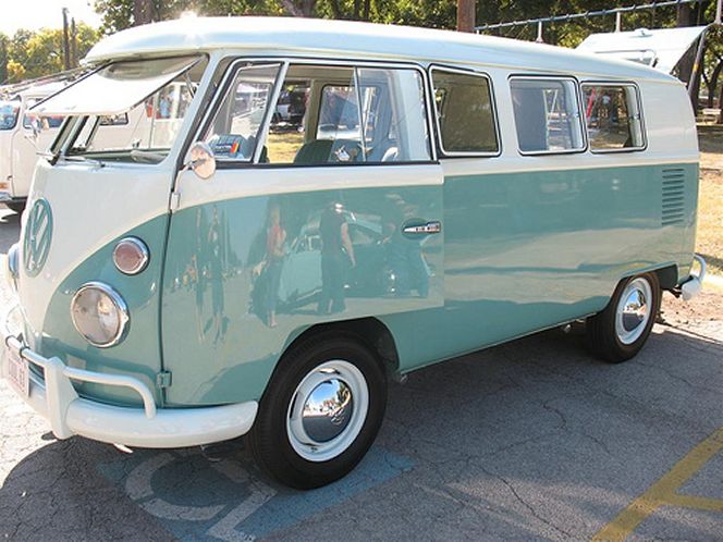 Volkswagen Van Blue
