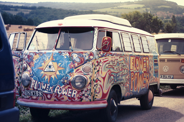 Volkswagen Van Hippie