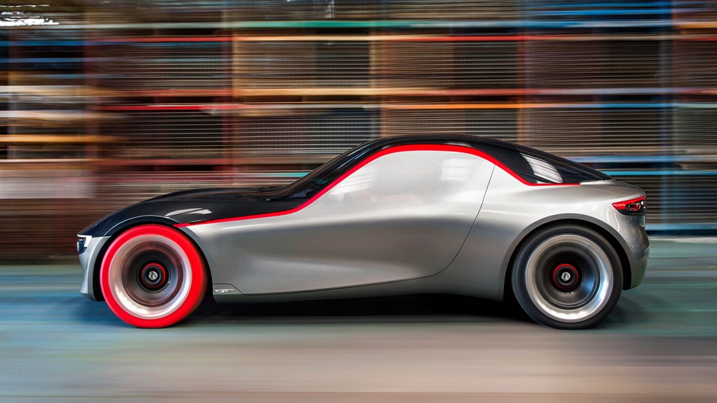 Opel gt sports car