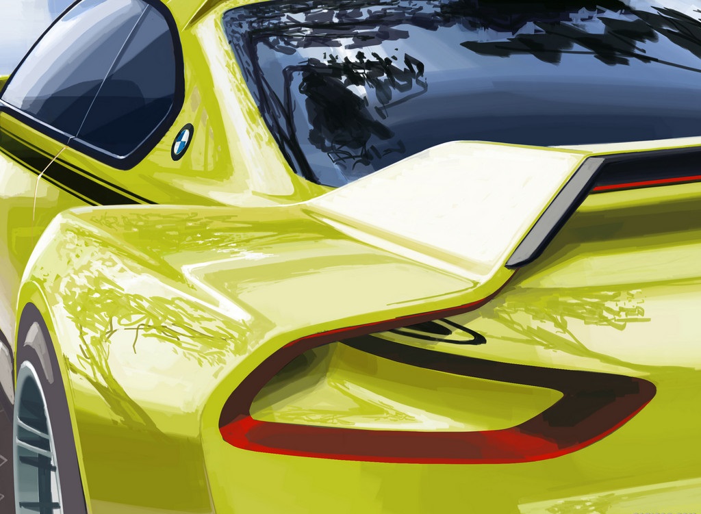 2015 Bmw 3.0 Csl Hommage rear