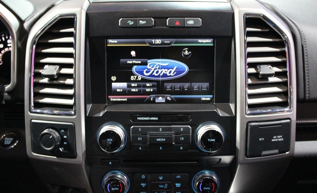 2015 Ford F 150 interior