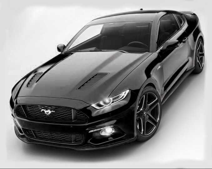 2015 Ford Mustang black