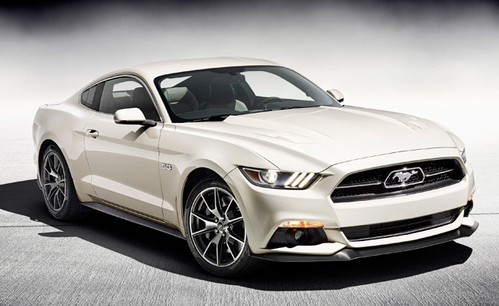 2015 Ford Mustang white