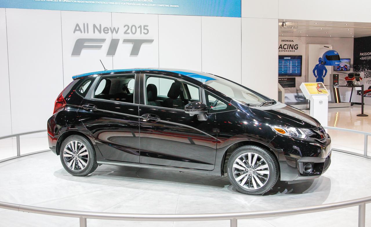 2015 Honda Fit Ex black
