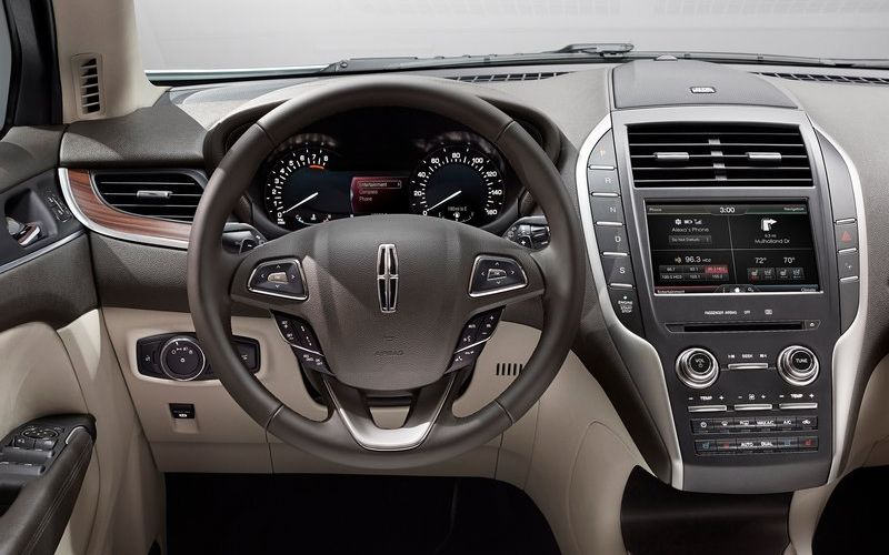 2015 Lincoln Mkc interior
