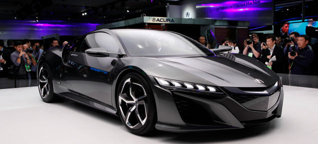 2016 Acura Nsx black