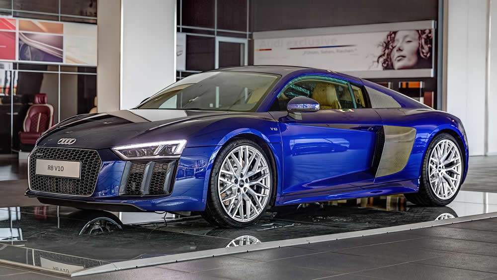2016 Audi R8 V10 Plus blue