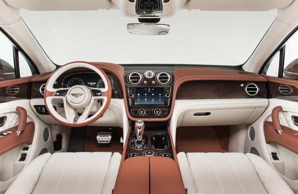 2016 Bentley Bentayga interior