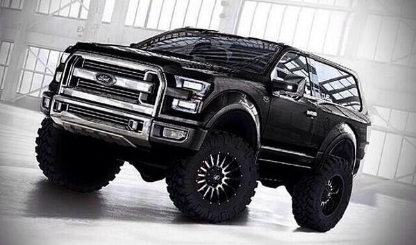 2016 Ford Bronco Svt black