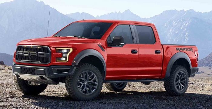 2016 Ford Raptor red