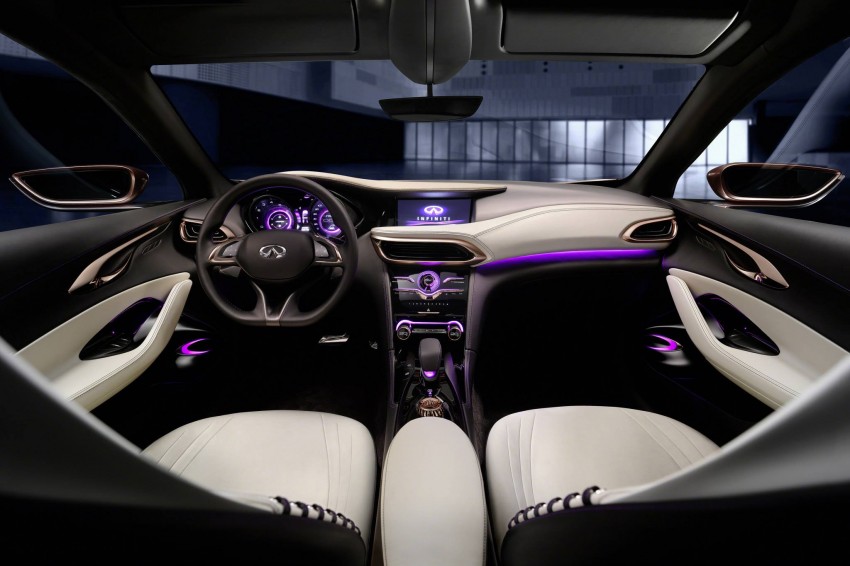 2016 Infiniti Q30 interior