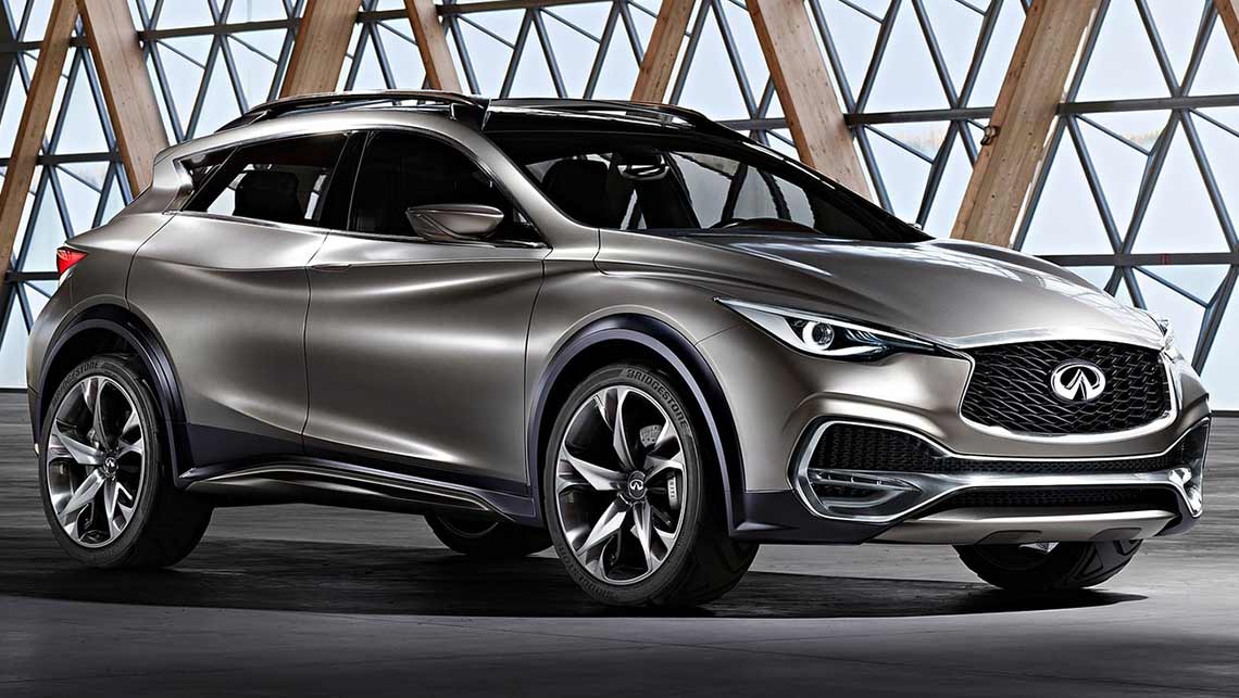 2016 Infiniti Qx30 silver