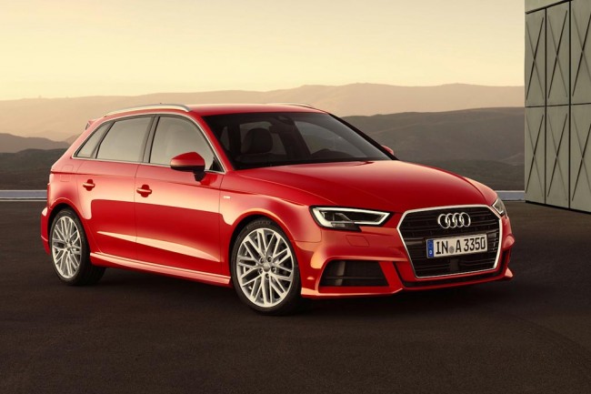 2017 Audi A3 red