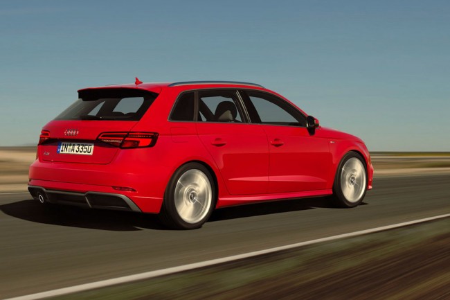 2017 Audi A3 red