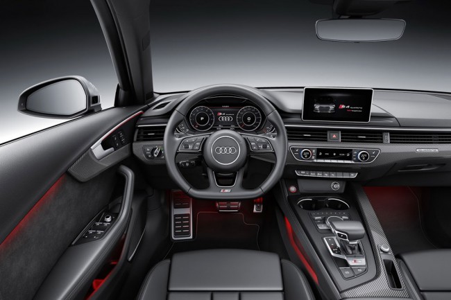 2017 Audi S4 interior