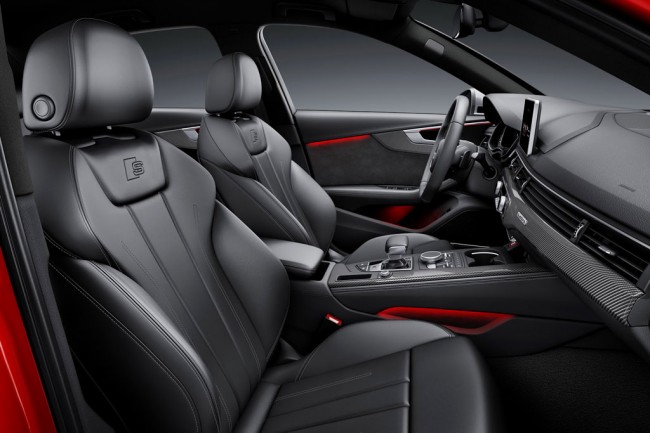 2017 Audi S4 interior