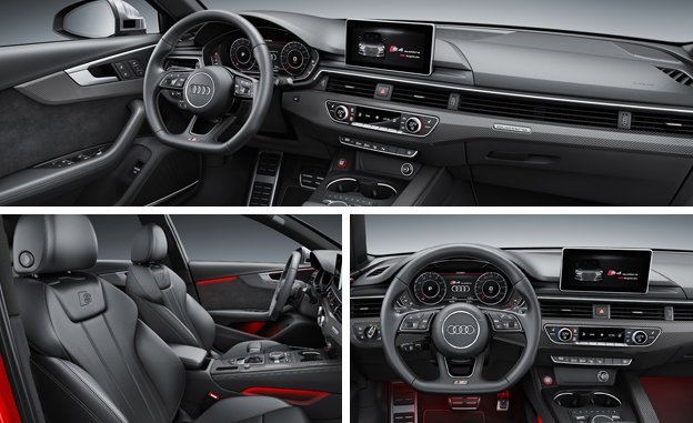2017 Audi S4 interior