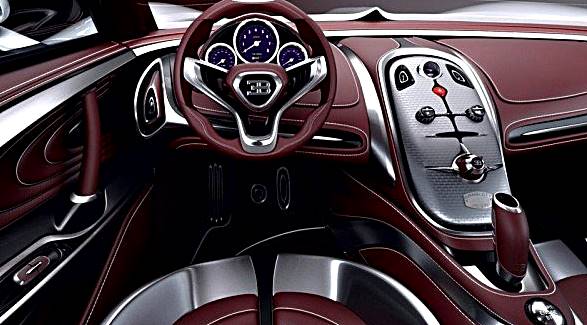 2017 Bugatti Chiron interior