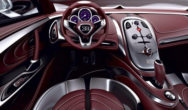 2017 Bugatti Chiron interior
