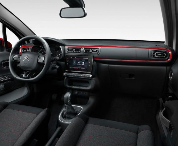 2017 Citroen C3 interior