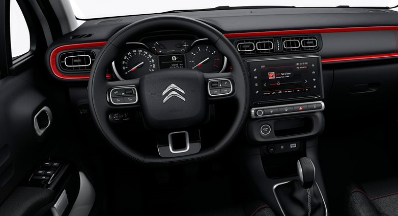 2017 Citroen C3 interior