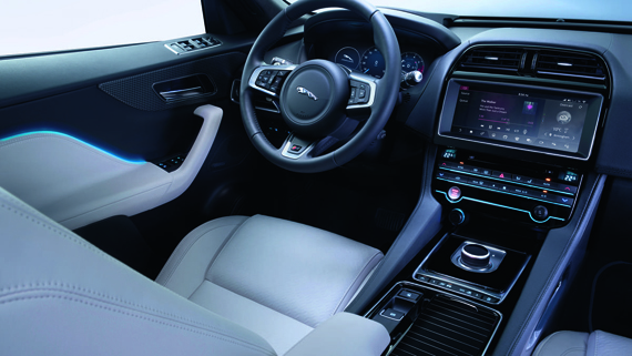 2017 Jaguar F Pace interior