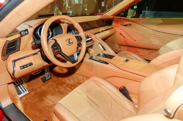 2017 Lexus Lc 500 interior