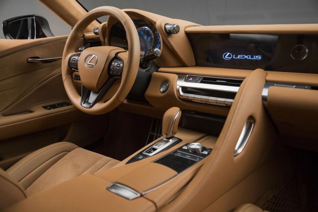 2017 Lexus Lc 500 interior