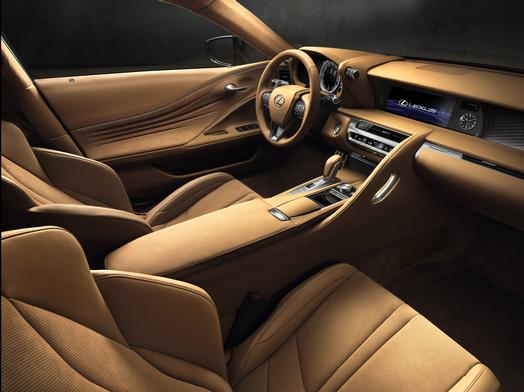 2017 Lexus Lc 500 interior